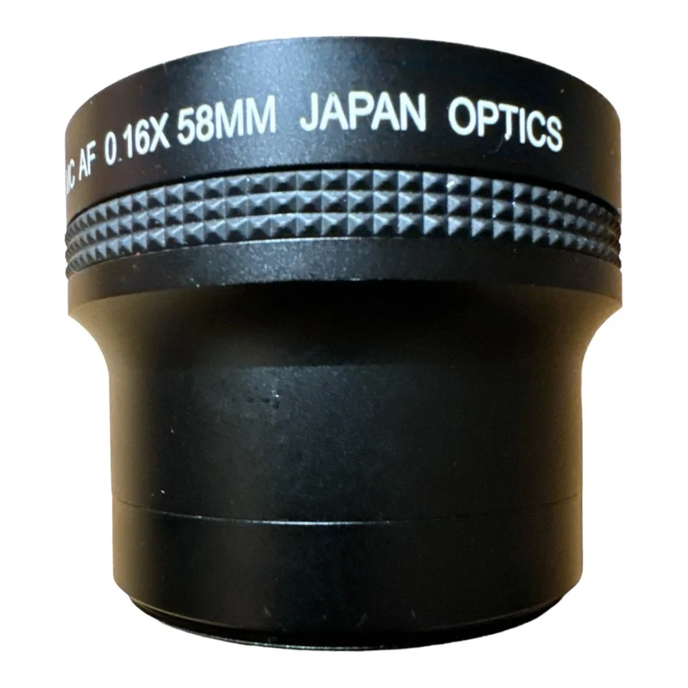 🔥 Bower Pro Digital HD DSLR Fisheye MC AF 0.16X 58mm Lens Attachment 🔥